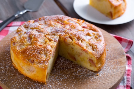 Apfelkuchen mit Wasser