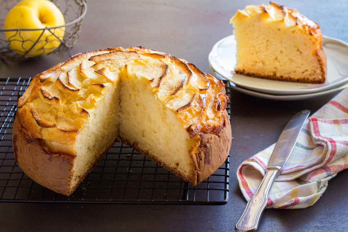 Ricotta-Apfelkuchen