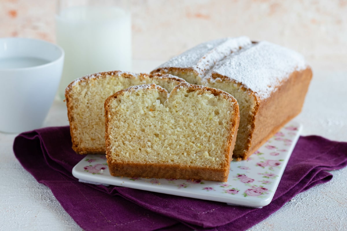 Plumcake mit übrig gebliebenem Eiweiß