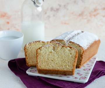 Plumcake mit übrig gebliebenem Eiweiß