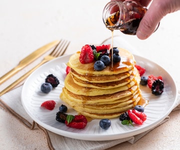 Pfannkuchen ohne Backpulver