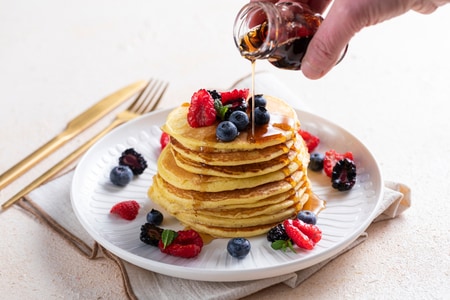 Pfannkuchen ohne Backpulver