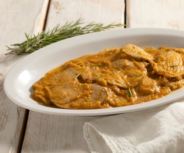 Kalbsbraten in der Pfanne