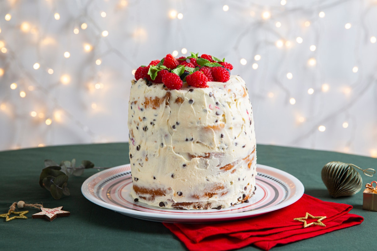 Naked Cake mit Panettone
