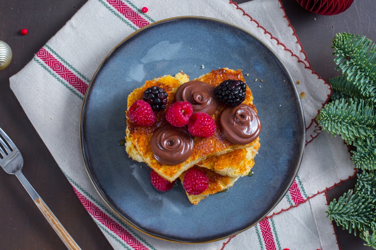 French Toast aus Pandoro mit Nutella®