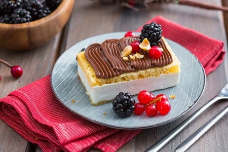 Pandorostange, Joghurt und Nutella®