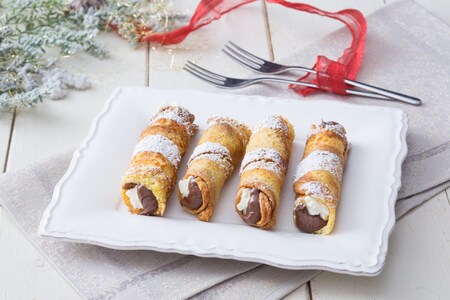 Pandoro-Cannoli mit Nutella®