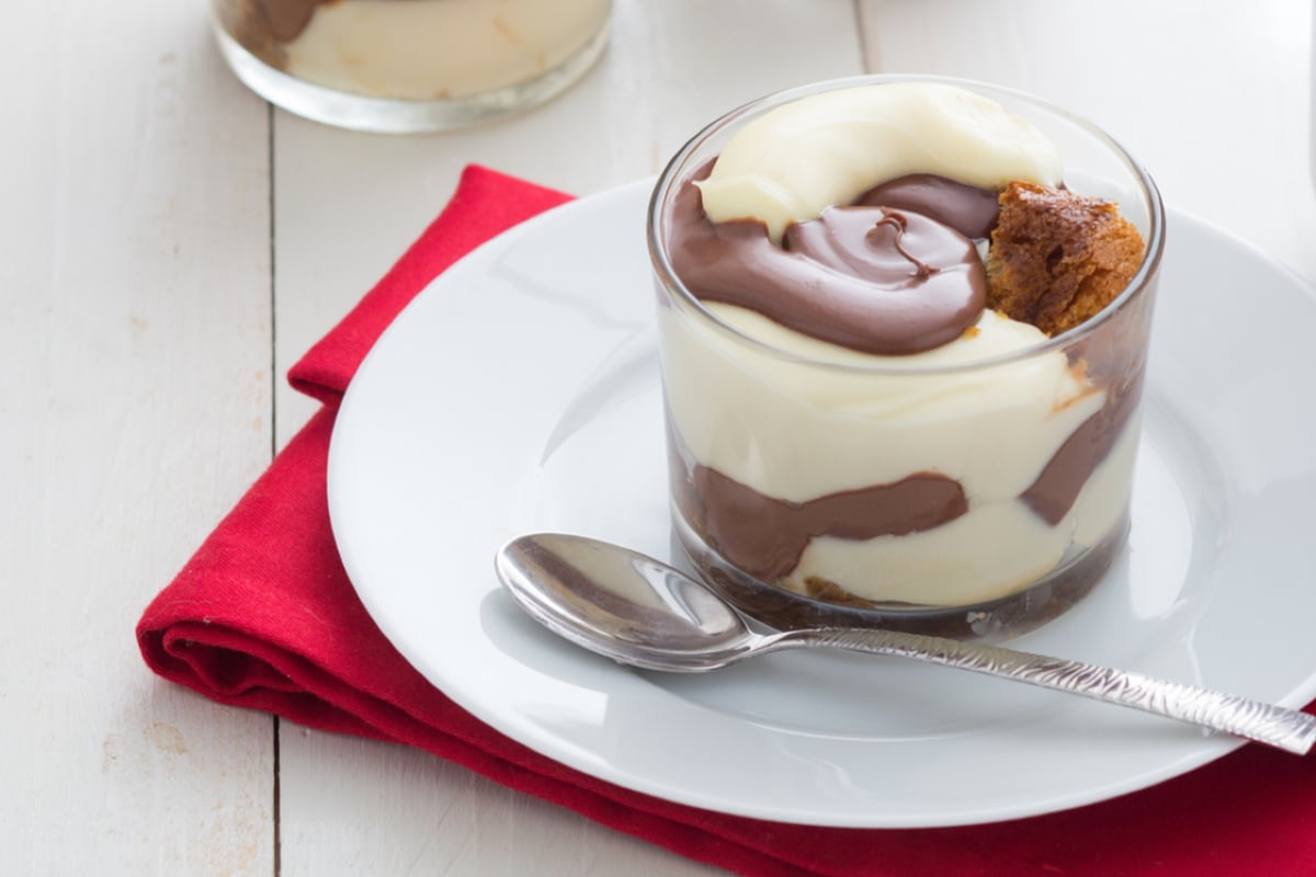 Pandoro-Becher mit Creme und Nutella®