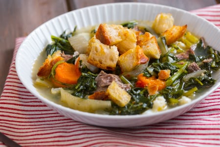 Grüne Suppe