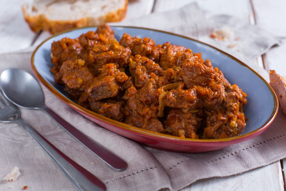 Gulasch im Schnellkochtopf