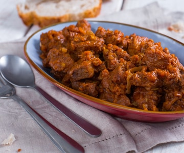 Gulasch im Schnellkochtopf