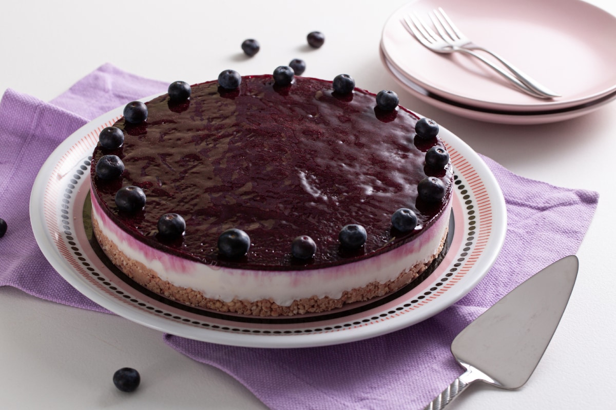 Ricotta-Blaubeerkuchen