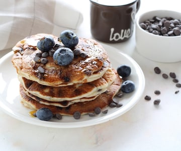 Pfannkuchen mit griechischem Joghurt
