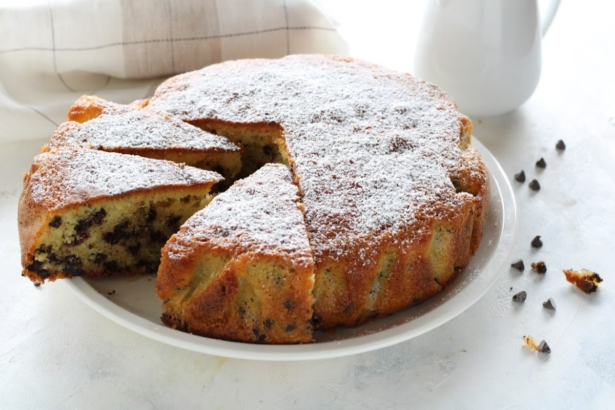 Joghurtkuchen mit Schokostückchen