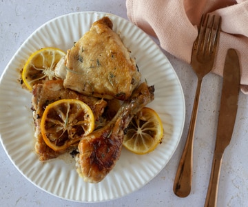 Hähnchen in der Pfanne