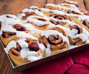 Heidelbeer-Schnecken