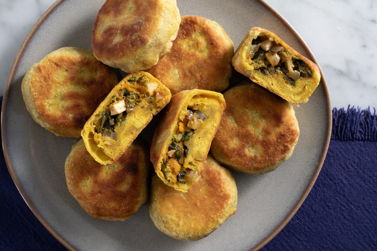 Veggie-Buns mit Curry
