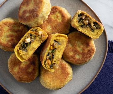 Veggie-Buns mit Curry