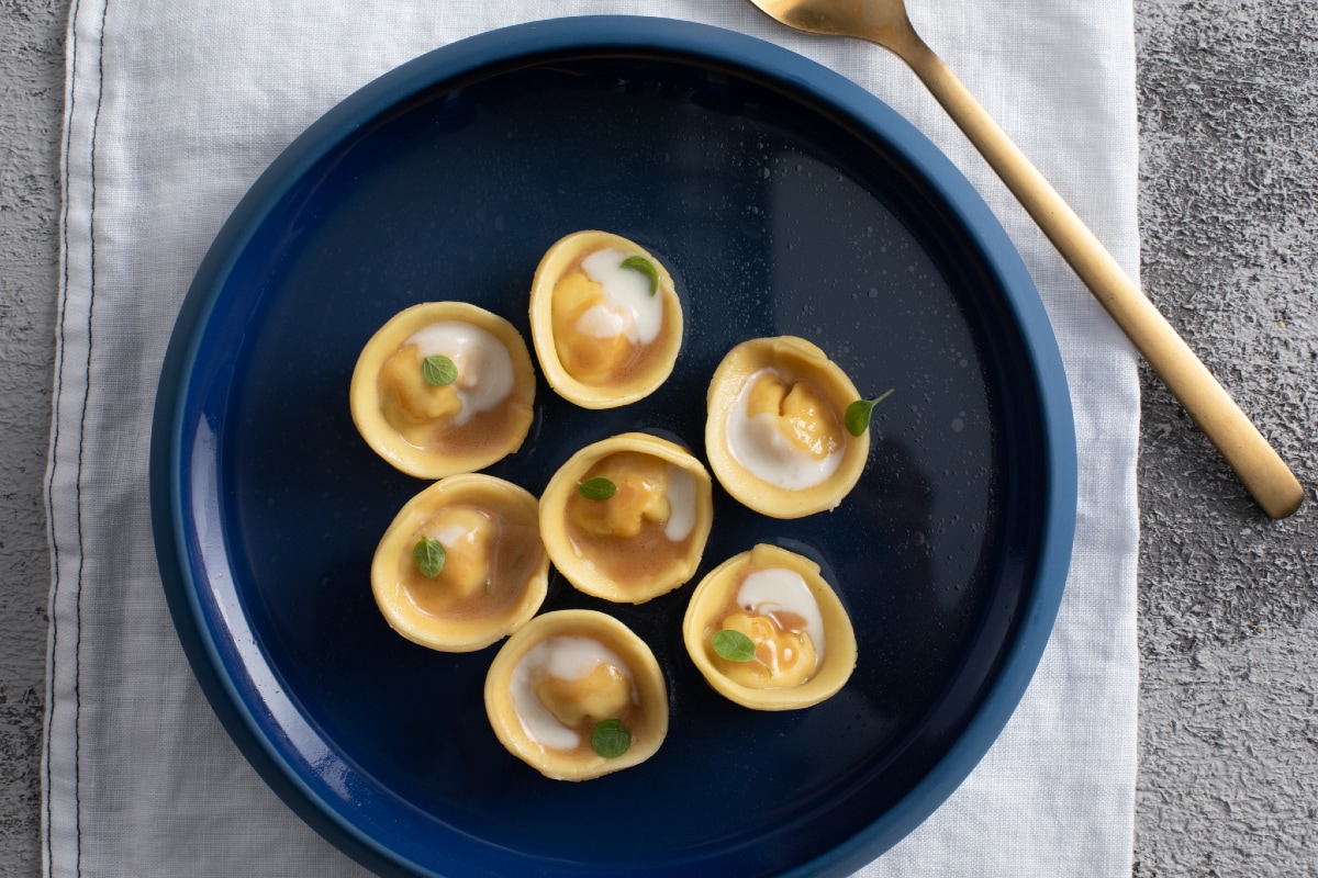 Hähnchen-Ravioli