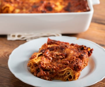 Lasagne ohne Béchamelsauce