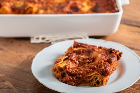 Lasagne ohne Béchamelsauce