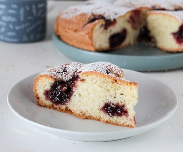 Kuchen mit Marmelade