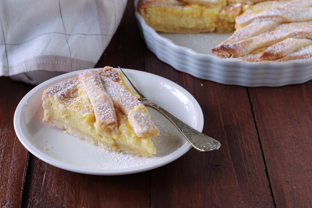 Torte mit Vanillecreme