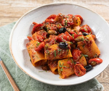 Rigatoni alla Puttanesca und Nduja