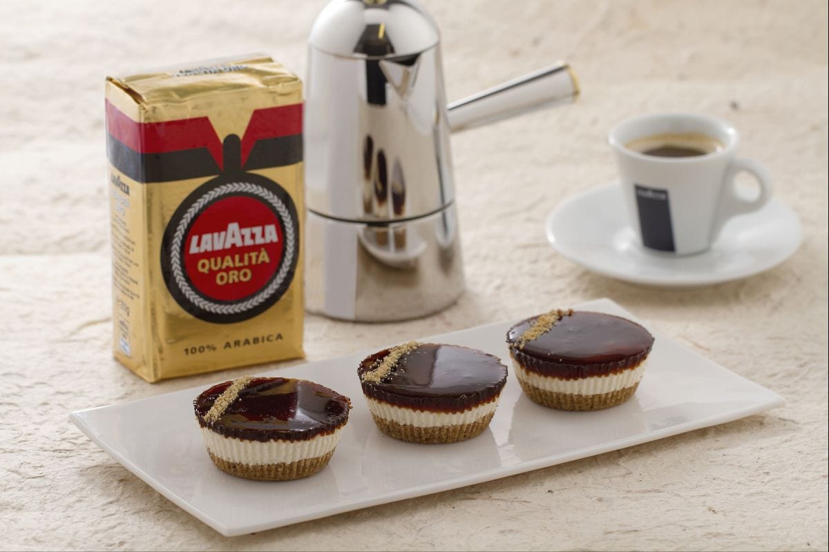 Mini-Kaffee-Cheesecake