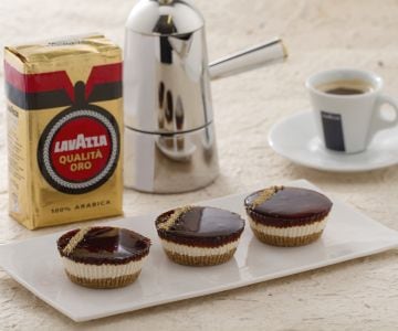 Mini-Kaffee-Cheesecake