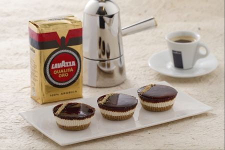 Mini-Kaffee-Cheesecake