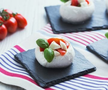 Gefüllte Mozzarella