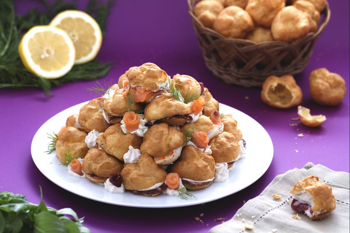 Herzhafte Profiteroles
