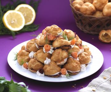 Herzhafte Profiteroles