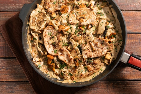 Cremige Pilzschnitzel