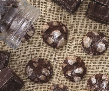 Schokoladen-Crackle-Kekse