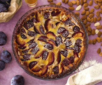 Pflaumen-Clafoutis