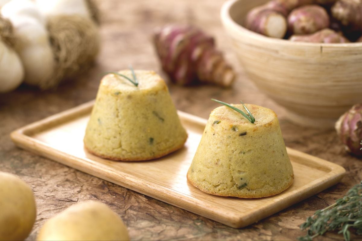 Topinambur-Flan