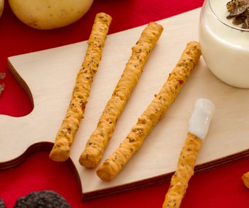 Stangen mit zarter Trüffelcreme