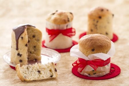 Mini-Panettone mit Schokostückchen