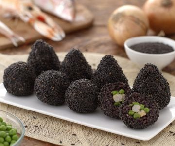 Venus-Reis-Arancini mit Fisch