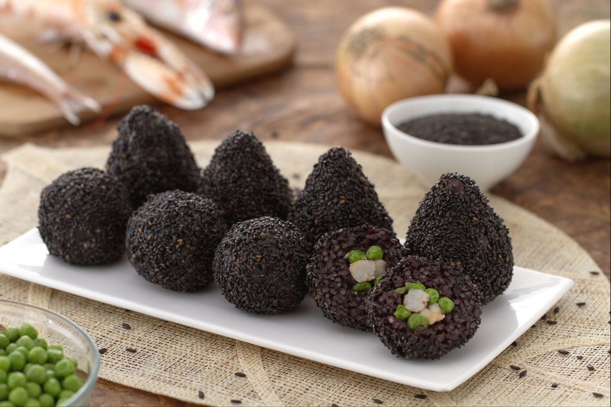 Venus-Reis-Arancini mit Fisch