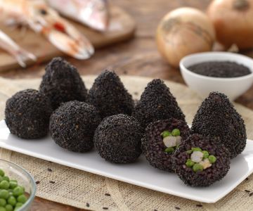 Venus-Reis-Arancini mit Fisch