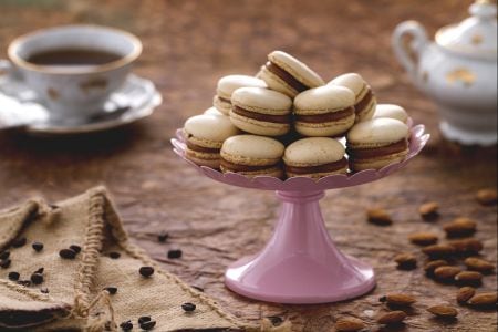 Macarons mit Salzkaramell