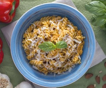 Fusilli mit Paprikapesto