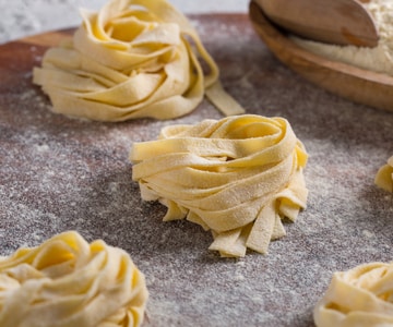 Tagliatelle ohne Eier