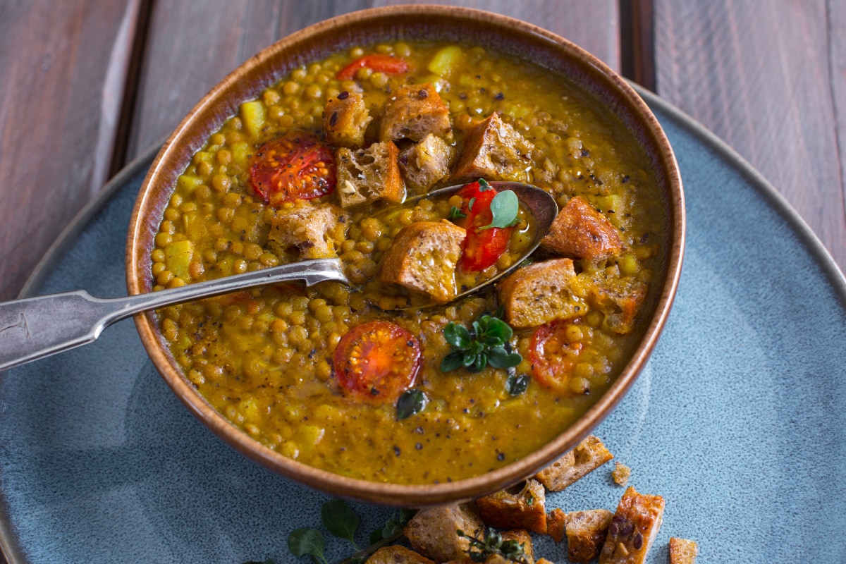 Linsensuppe