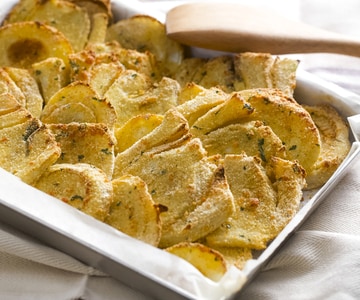 Gebackene panierte Fenchel