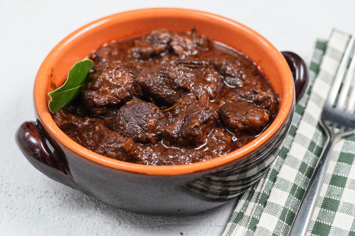 Wildschwein in Schmorbraten