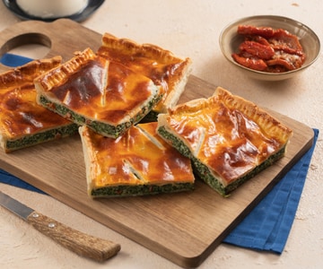 Rustico Ricotta und Spinat